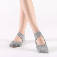 Breathable Yoga Socks Closed Toe Non-Slip Sports Barre Ballet Pilates Socks