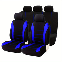 9 Pc Set Universal Car Seat Covers Waist Line Combo Protective Cover
