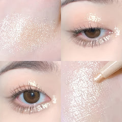 Highlighter Eyeshadow Pencil, Waterproof Smudge Proof Eye Makeup Pen