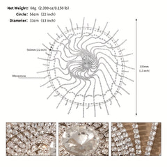 Crystal Pendant Rhinestone Head Chain Women's Hair Jewelry