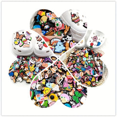 Cartoon Pattern Charms for Clogs Slides Sandals Shoes Accessories