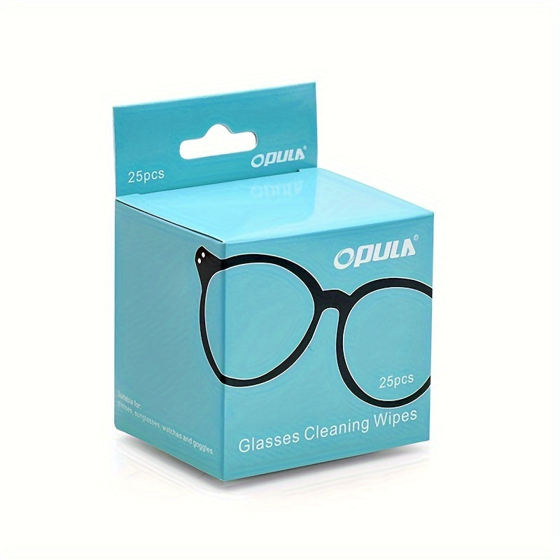 25pcs Anti Fog Cleaning Wipes for Glasses & Screens
