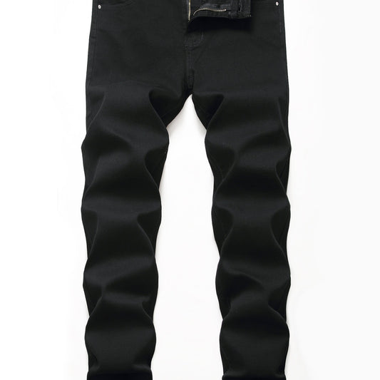 Men's Stretch Denim Pants for Spring Summer