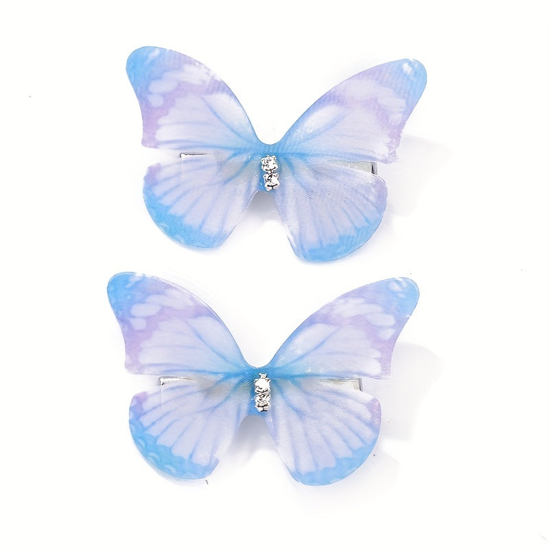 10pcs Butterfly Hair Clips for Baby Girls