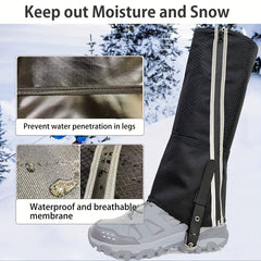 Waterproof Snow Gaiters for Hiking Climbing Snowshoeing