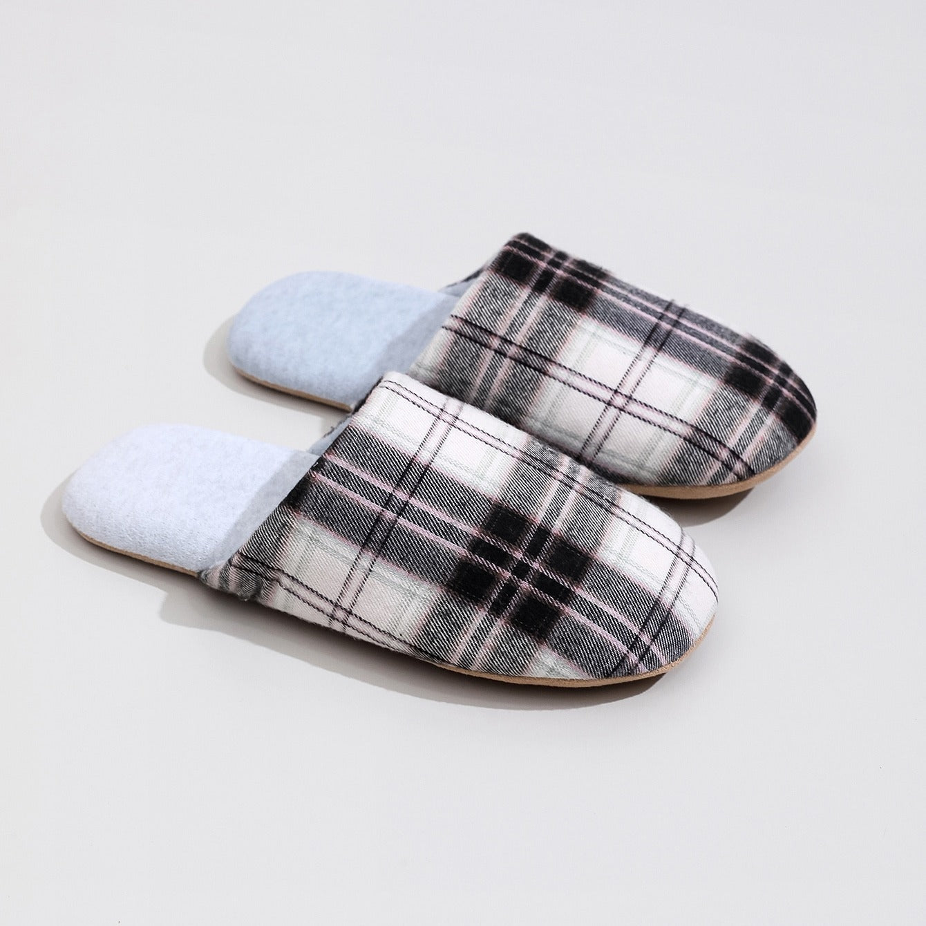 Men's Cozy Slides Soft Plush Slippers Warm Home Shoes