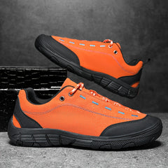 Men's Outdoor Lace Up Hiking Shoes Wear-Resistant Non-Slip