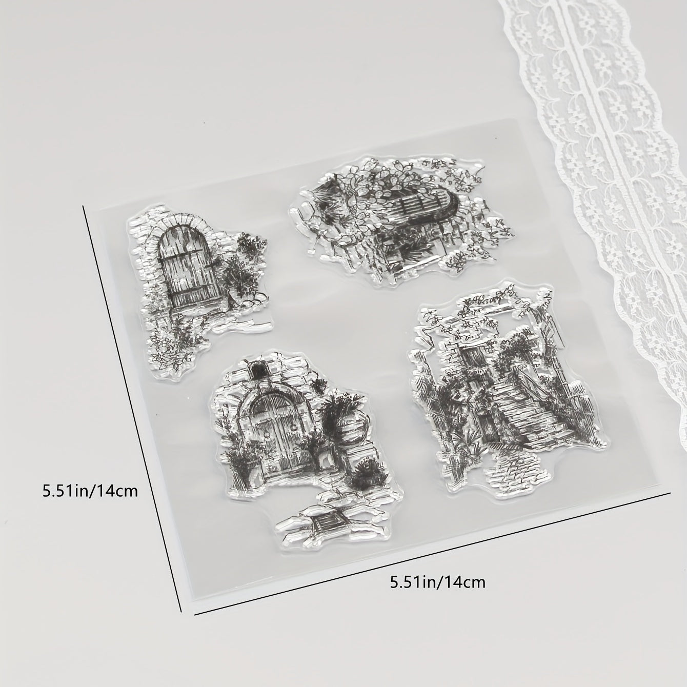 House DIY Silicone Cartoon Stamp