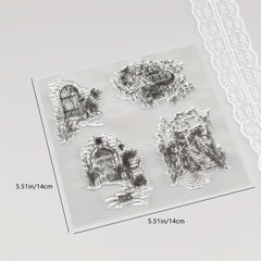 House DIY Silicone Cartoon Stamp