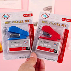 3-Piece Stapler Set: Mini Small Student Stationery Pack