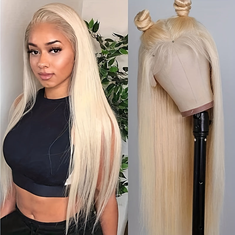 Blonde Lace Front Brazilian Virgin Human Hair Wig for Women