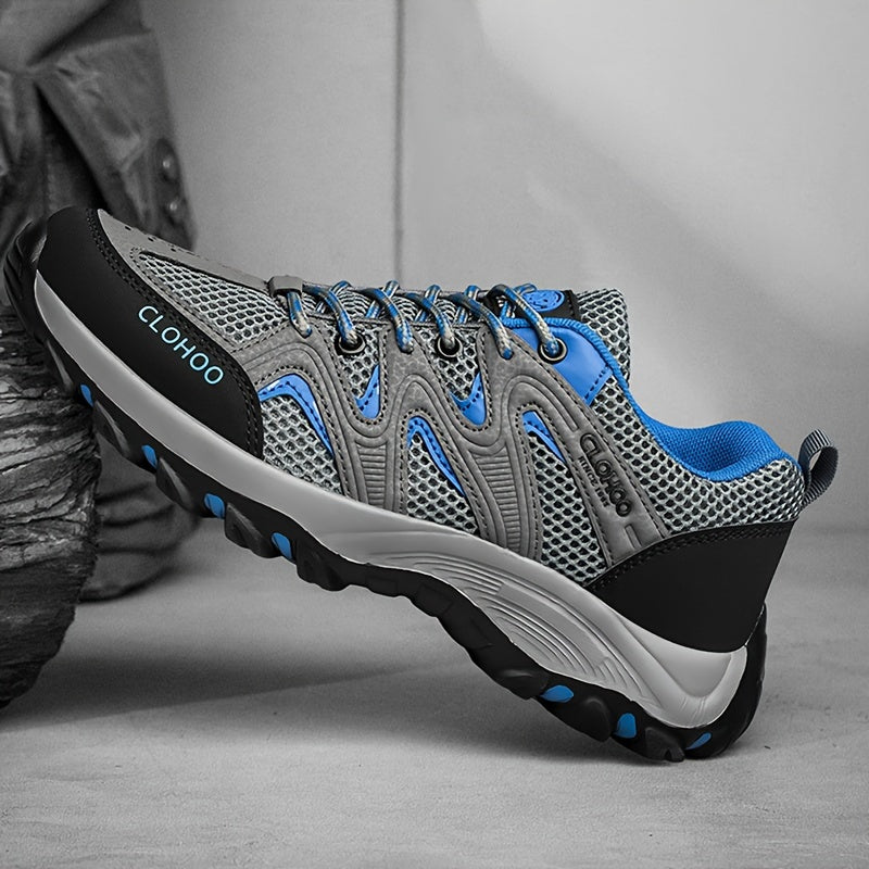 CLHOO Hiking Boots Men's Non Slip Lace Up Shoes