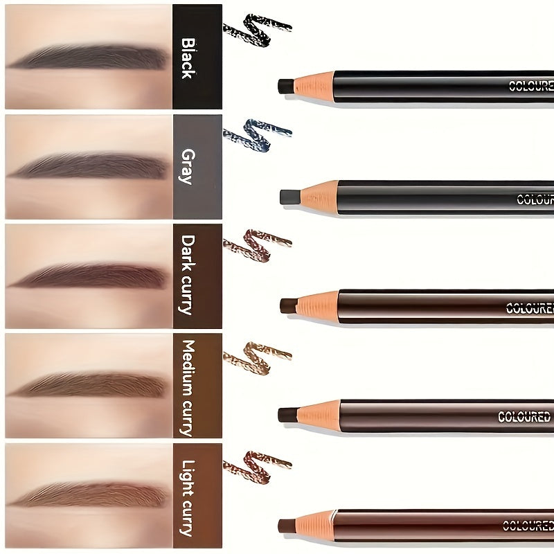 5 Eyebrow Pencil Tear Off Drawstring Waterproof And Sweatproof Makeup