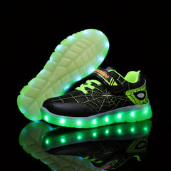 Kids LED Light Up Skate Shoes for Night Fun