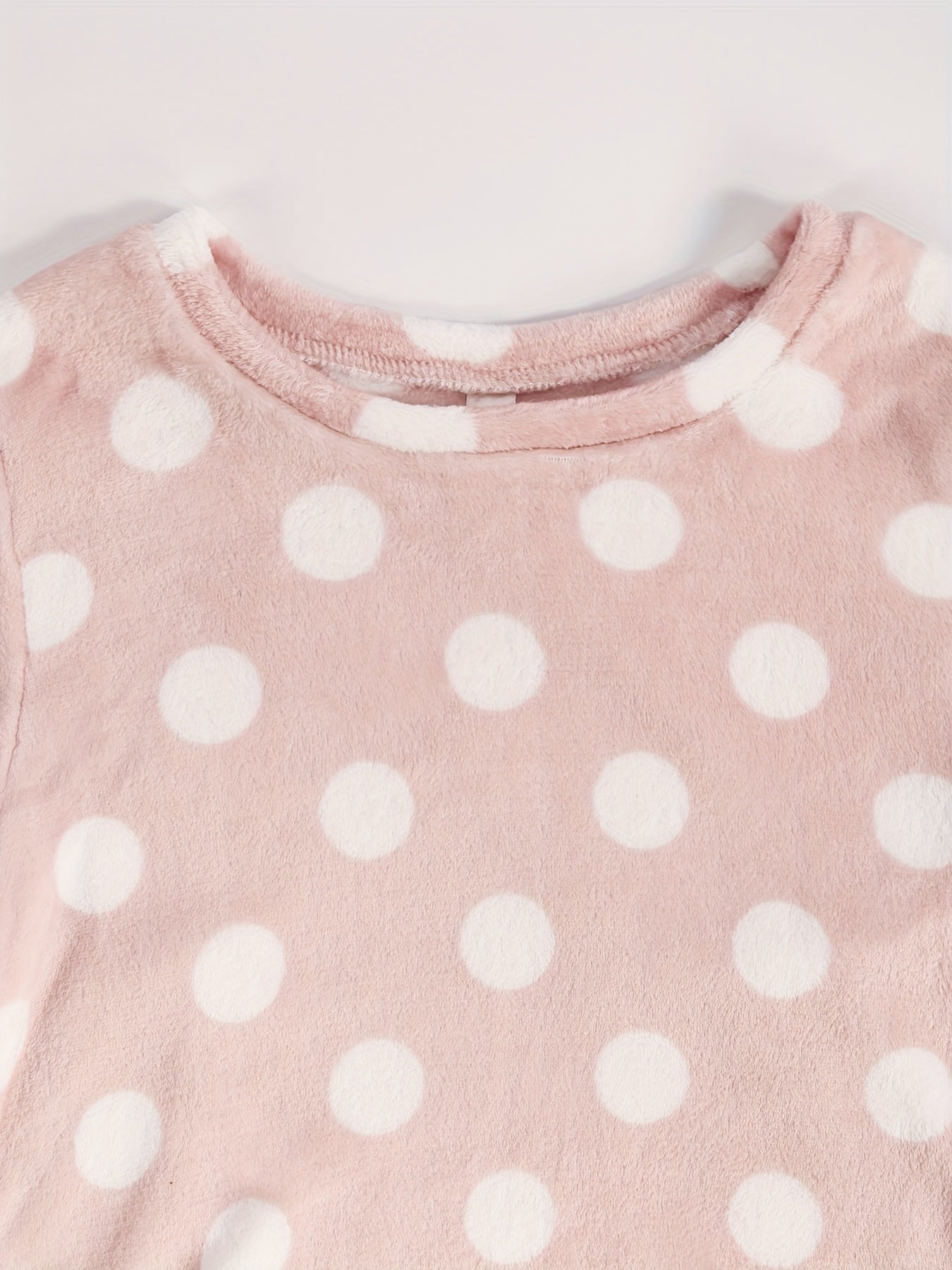 Polka Dot Christmas Pajama Set Women's Sleepwear & Loungewear