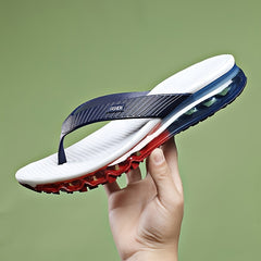 Men Air Cushion Flip Flops Lightweight Soft Non Slip Slippers