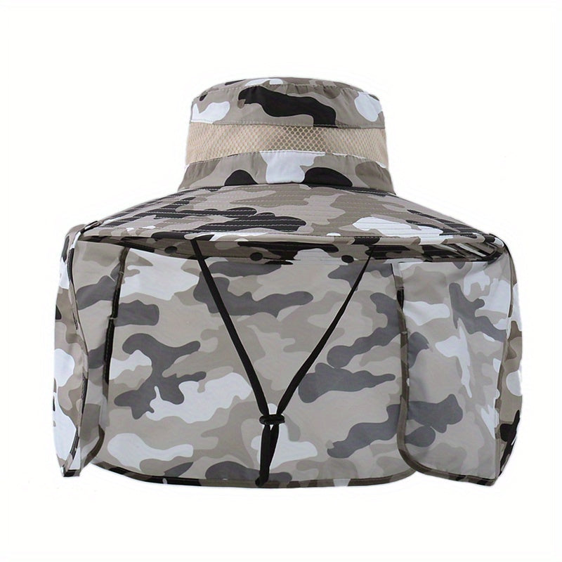 Camouflage Fisherman Hat Quick Dry Waterproof Fishing Hat