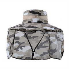 Camouflage Fisherman Hat Quick Dry Waterproof Fishing Hat