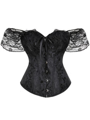 Lace Corset Bustier Tummy Control Body Shaper Women's Lingerie