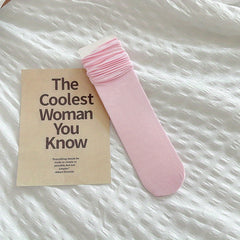 10 Pairs Breathable Mid Tube Women's Socks Stockings