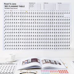 365 Days Calendar Year Planner Memo Morandi American Style