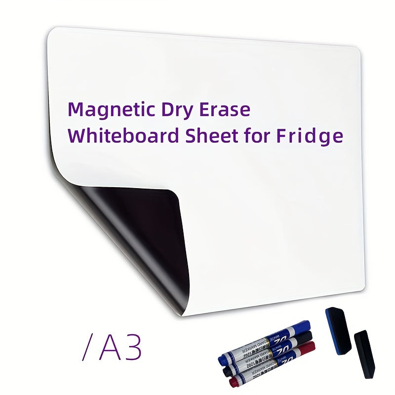 1pc Magnetic Whiteboard Sticker for Home Office Message Board