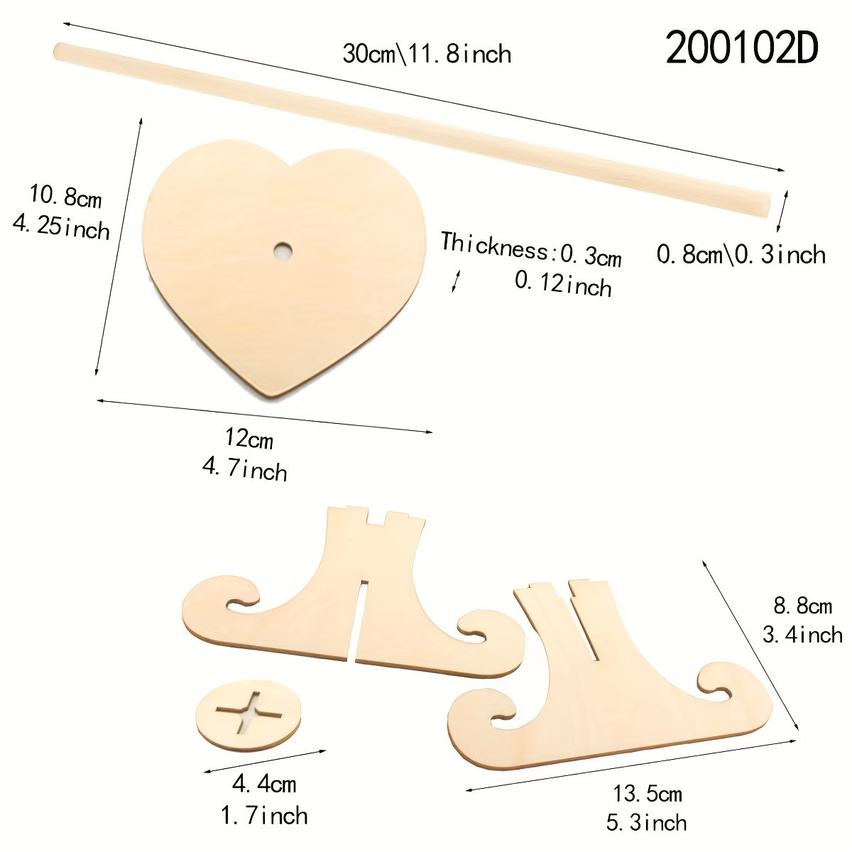 Wooden Donut Stand Cake Holder Party Decorations
