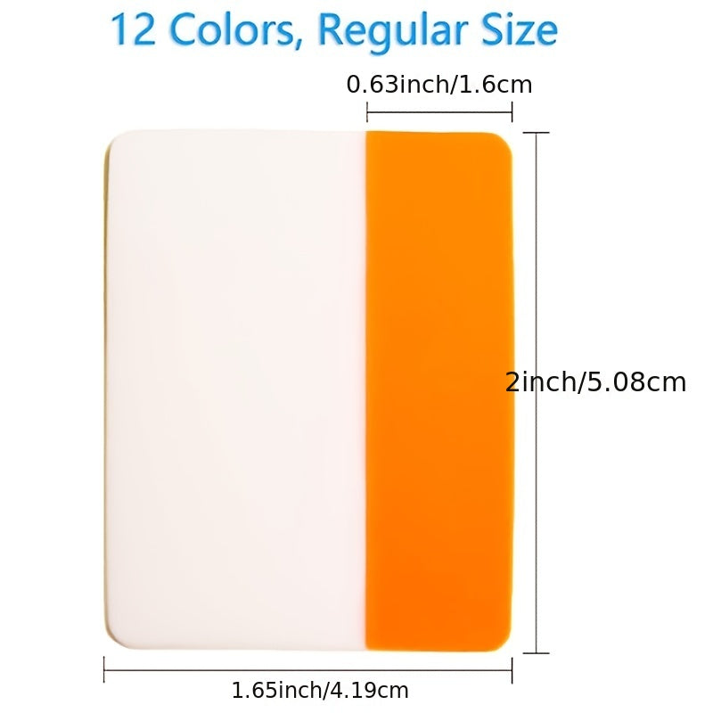960 Pcs 5.08 Cm Sticky IDex Tabs Page Markers - 12 Colors