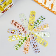 120pcs 12 Zodiac Animal Bandages - Kids Waterproof & Sterile First Aid Stickers
