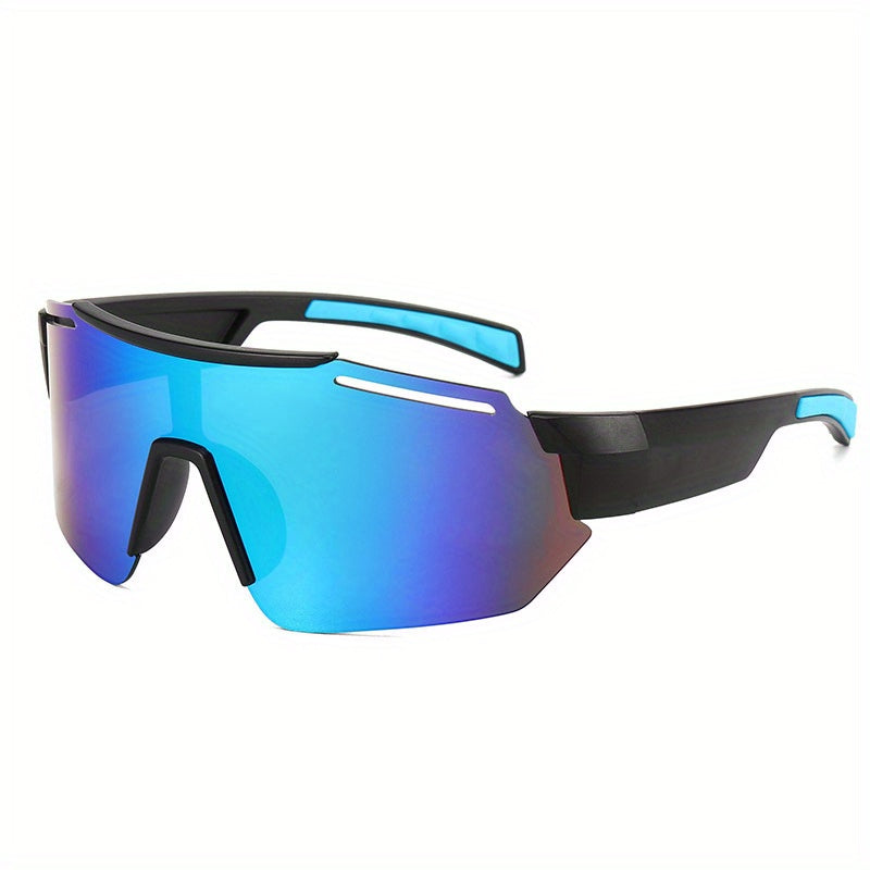 Oversized Windproof Camo Men Sunglasses UV400 Sports Outdoor Cycling Goggles