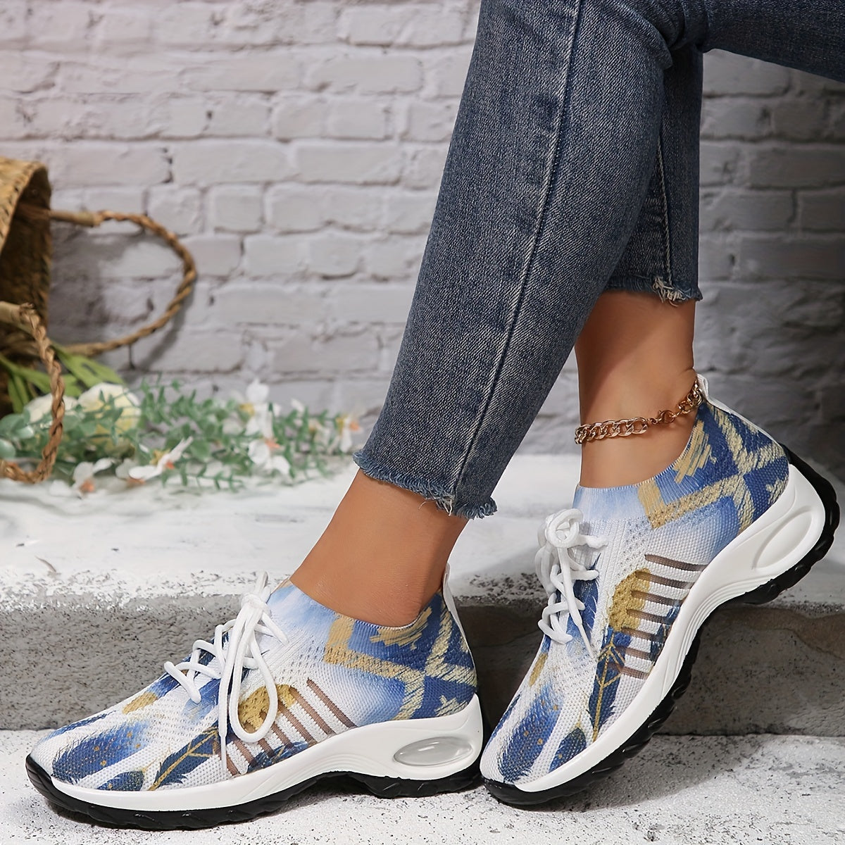Stylish Breathable Non-slip Running Shoes