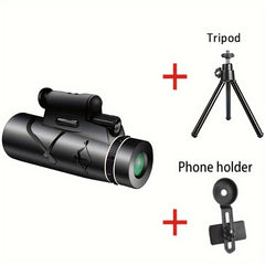 12x50 HD Telescope BAK4 w/ Spotlight, Camping Bird Watching Concerts