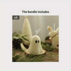 Halloween Ghost Candle Smokeless Fragrance Candle Christmas Decor