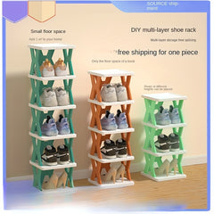 Outdoor Camping Creative Shoe Rack Folding Storage Rack