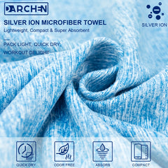 5pcs Gym Sports Towels Quick Drying Sweat Absorbing Towel For Exercise