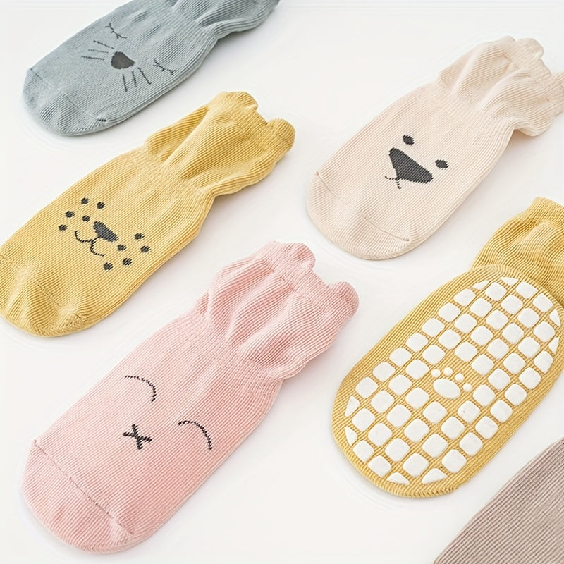 Baby Girls Floor Socks Indoor Toddler Learn To Walk Socks Cotton Non slip Socks