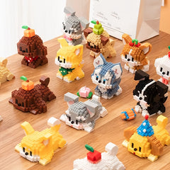 DIY Cartoon Animal Building Blocks Set - Ideal Gift for Ages 8-12