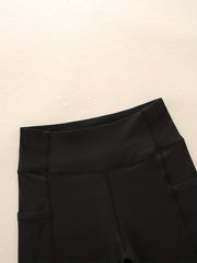 High Waist Butt Lifting Biker Shorts with Pocket for Women