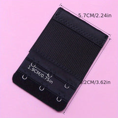 3Pcs Hooks Bra Strap Extenders Adjustable Band For Braless Look