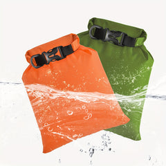 3 Pcs Outdoor Waterproof Rafting Storage Bags with Release Buckle