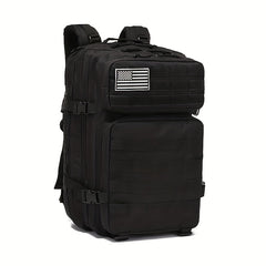 Molle Tactical Backpack 3 Assault Pack Hiking Rucksack with Flag Patch