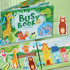 Children's Traffic Quiet Paste Book Busybook Baby Busy Book