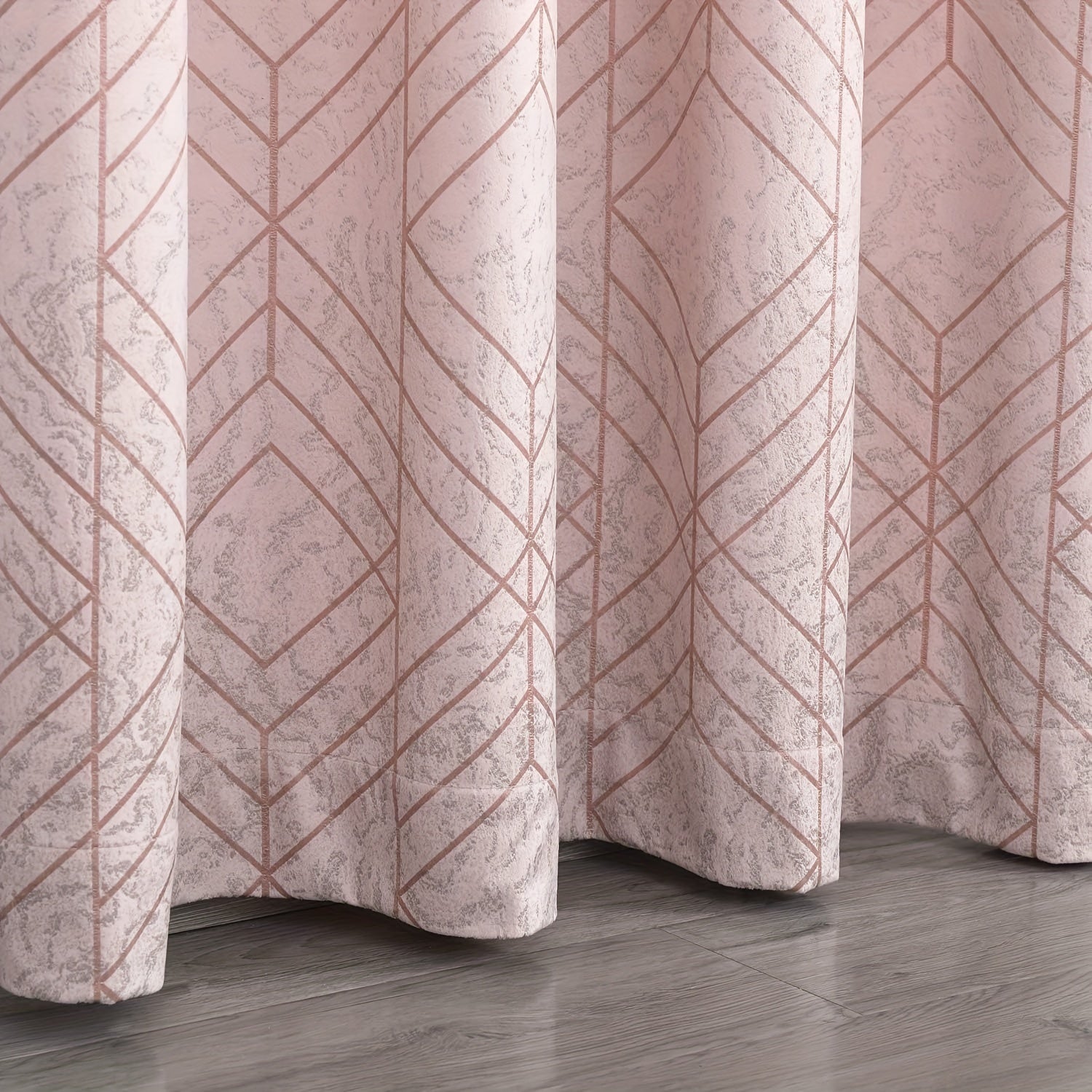 Velvet Curtains Grommet Top Thermal Insulated Soft Privacy Blackout Curtains