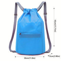 Sports Ready Drawstring Backpack Lightweight & Large Capacity