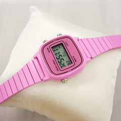 Pink Electronic Children's Watch with Alarm