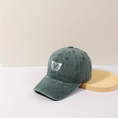 Skull Embroidered Baseball Cap