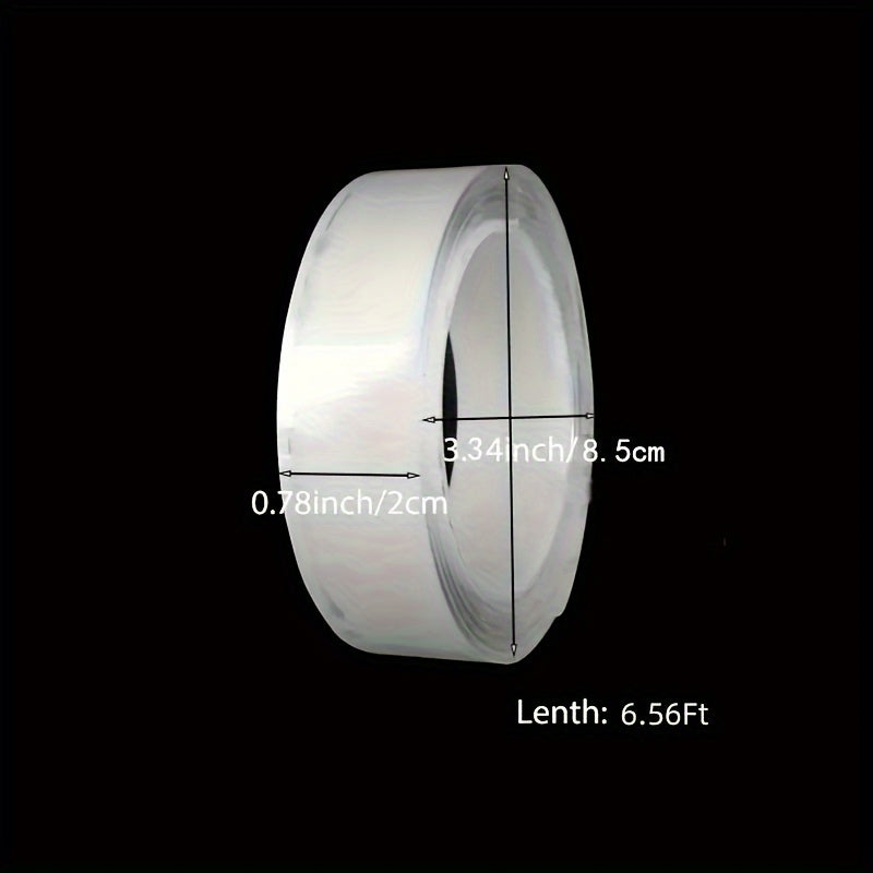 Reusable Double-Sided Tape Transparent Strong Versatile