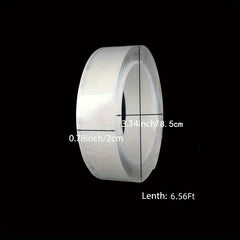 Reusable Double-Sided Tape Transparent Strong Versatile