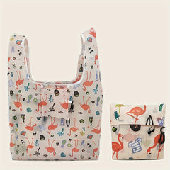 Eco Friendly Folding Shopping Bag Portable Square Bag Polyester Storage Bag