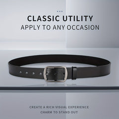 Men's Casual PU Leather Belt for Pants Jeans